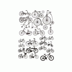 Bicycle Stickers Free CDR Vectors Art