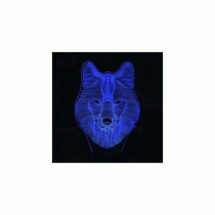 Wolf 3d Led NightLight Free CDR Vectors Art