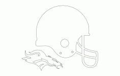 Denver Broncos Helmet 3d Free DXF File