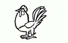 Image Rooster Free DXF File