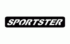 Sportster Logo Free DXF File