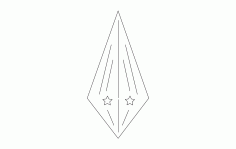 Star Design Correct Geometry Free DXF File