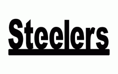 Steelers The Word Free DXF File