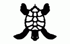Turtle 2 Silhouette Free DXF File