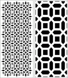 Design Pattern Panel Screen 243 For Laser Cut Cnc Free DXF File