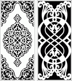 Design Pattern Panel Screen 247 For Laser Cut Cnc Free DXF File