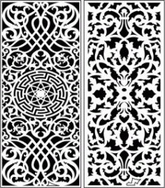 Design Pattern Panel Screen 44 For Laser Cut Cnc Free DXF File