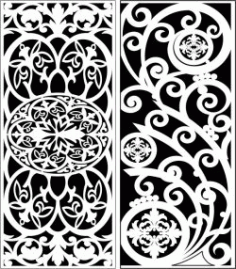 Design Pattern Panel Screen 112 For Laser Cut Cnc Free DXF File