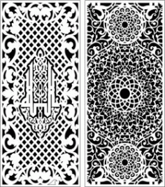 Design Pattern Panel Screen 11 For Laser Cut Cnc Free DXF File
