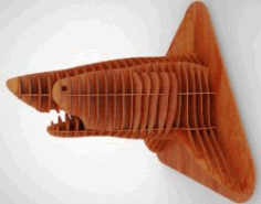Shark Head For Laser Cut Cnc Free CDR Vectors Art