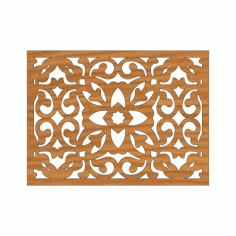 Cnc Laser Cut Wall Partition Pattern Design Free DXF File
