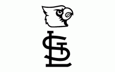 Cardinals Head Free DXF File