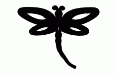 Dragonfly Single Free DXF File