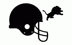 Lions Helmet 3d Free DXF File