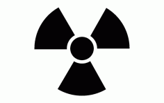 Radiation Symbol Icon Free DXF File