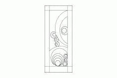 Baloon Door Design Free DXF File