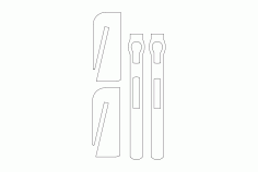 Sign Clips Free DXF File