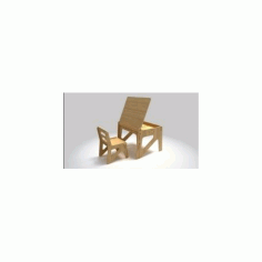 Child Chair Cutting g02 Free DXF File