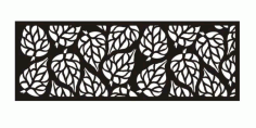 Laser Cut Screen Wall Hanging Free DXF File