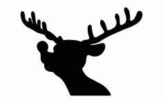 Rudolph Silhouette Free DXF File