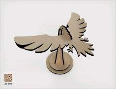 Cnc Laser Cut Design Wooden Bird Model Free CDR Vectors Art