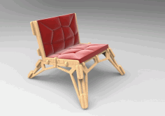 Wooden Cnc Projects Sample Chair Free DXF File