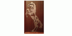 Horse To Laser Cut Free DXF File