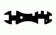 Tank Wrench Free DXF File
