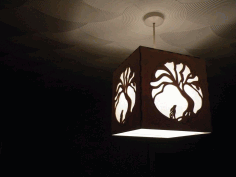 Moon Hare Lamp Template Free CDR Vectors Art