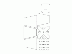 Abajur (lampshade) 3d Puzzle Free DXF File