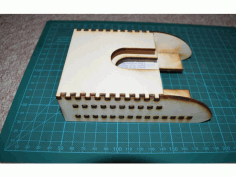 Release Card Collector Laser Cut 3d Puzzle Free DXF File
