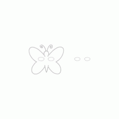 Butterfly 31 Ornament Decor Free DXF File