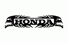 Honda Skulls Free DXF File