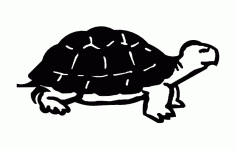 Turtle Animal Free DXF File