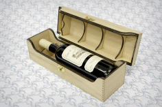 Laser Cut Bottle Box For Alcohol Free CDR Vectors Art