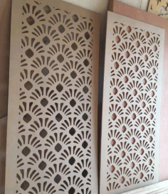 Laser Cut Wall Panel Free DXF File