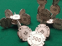 Laser Cut Joinable Poker Chips Free DXF File
