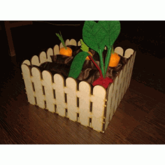 Laser Cut Flower Fence Box Template Free CDR Vectors Art