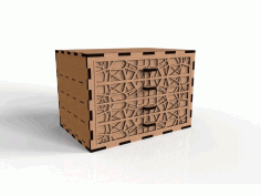 Amazing Wooden Box Laser Cut Free DXF File