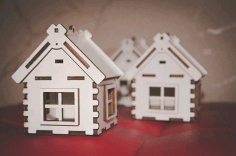 Laser Cutter Small House Project Free CDR Vectors Art