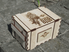 Lasercut Box In The Military Free CDR Vectors Art