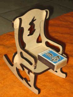 Laser Cut Doll Wooden Chair 6mm Free DXF File