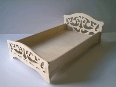 Laser Cut Toy Crib For Dolls Free DXF File