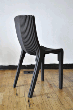 Layer Rocker Chair Design Free DXF File