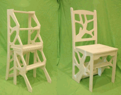 Stepladder Chair Free DXF File