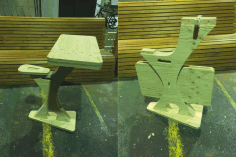Table Chair Standing Swan Free CDR Vectors Art