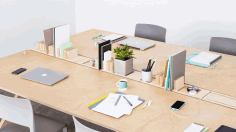 Office Meeting Table Wooden Free DXF File