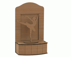 Laser Cut Ballerina On Stage 3d Puzzle Free DXF File