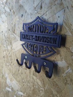 Plasma Cut harley-davidson Hanger Free DXF File