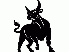 бык (bull) Free DXF File